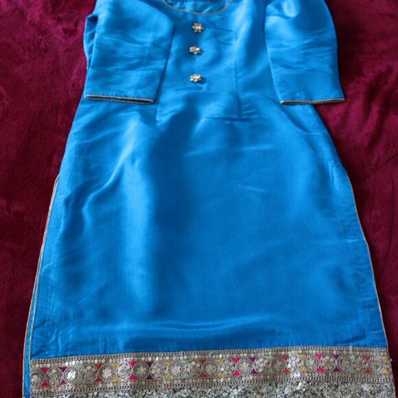 Blue Salwar - Picture 5 of 6